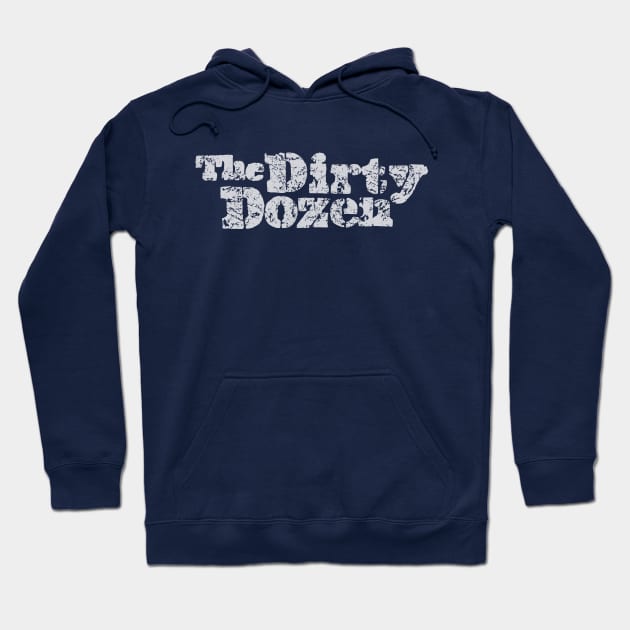 The Dirty Dozen logo (white) Hoodie by GraphicGibbon